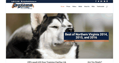 Desktop Screenshot of fairfaxdogtrainers.com
